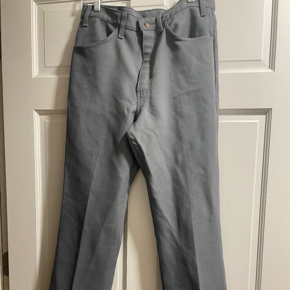 Vintage LEVI'S Polyester Straight Leg Trousers